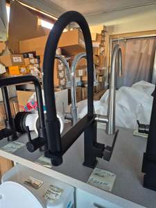 Basin Mixers: Black Arc Basin Mixer