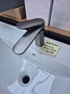 Minimalist Gunmetal Basin Mixer