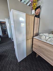 Plywood Tall Bathroom Cabinet