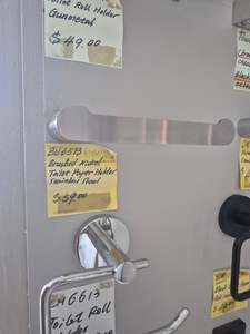 Brushed Nickel Toilet Roll Holder