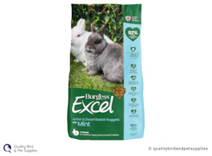 Rabbit Guinea Pig: Burgess Excel Junior & Dwarf Rabbit Nuggets with Mint - 1.5kg