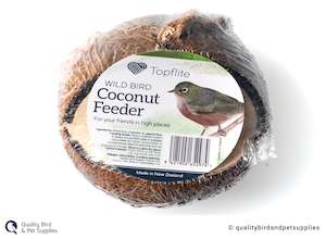 Bird Treats: Wild Bird Coconut Feeder - Topflite