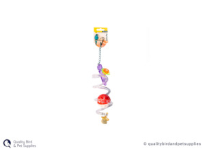 Bird Toys Accessories: Avi One Acrylic Spiral with Ball 32CM