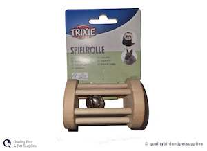 Rabbit Guinea Pig Toys: Trixie Wooden Playing Roll 7cm