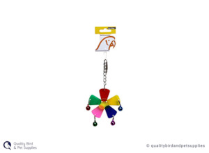 Bird Toys: Avi One Acrylic Blossom with Bell Balls Bird Toy
