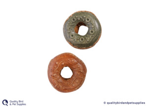 Rabbit Guinea Pig Treats: Pet One Donuts Small 2pcs Green/Orange