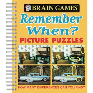 Dementia Friendly Christmas Gift Ideas: Picture Puzzles Book: Remember When?