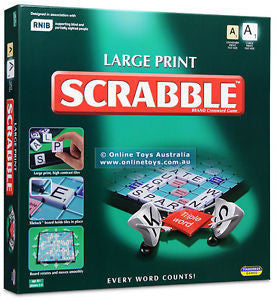 2021 Games: Large Print Scrabble