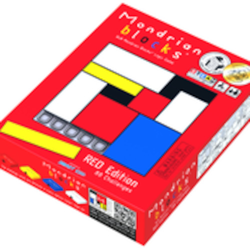 2021 Games: Mondrian Blocks - Red