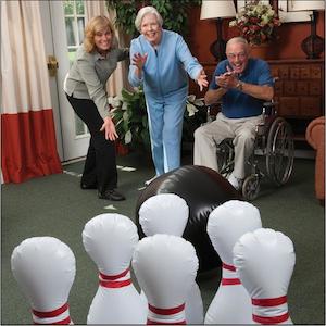 2021 Games: Jumbo Inflatable Bowling Set Item