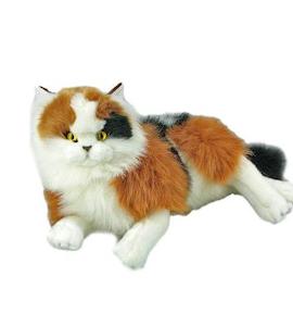 Marmalade Calico Cat 38cm WEIGHTED