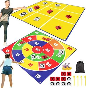 2 in 1 Giant Bean Bag Toss & Large Tic Tac Toe