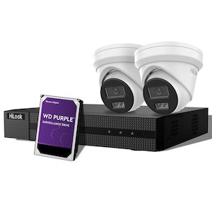 Products: HILOOK KIT 2x 6MP Cameras, 4-Ch NVR Security Surveillance Kit