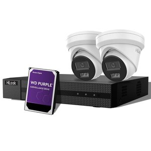 Products: HILOOK KIT 2x 6MP Cameras, 4-Ch NVR Security Surveillance Kit
