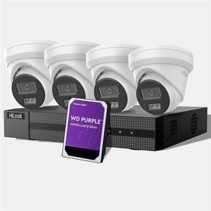 Products: HILOOK KIT 4x 6MP Cameras, 4-Ch NVR Security Surveillance Kit