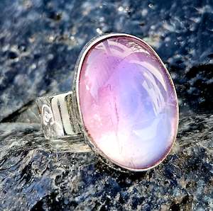 Amethyst Ring, Adjustable