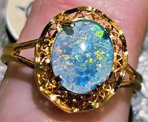 Opal Ring in Gold