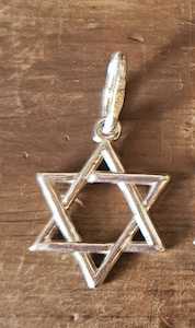 Jewellery Space: Sterling Silver Star of David Pendant