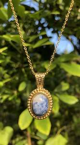 Jewellery Space: Natural Blue Quartz Pendant