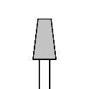 Carving Burr - Tapered Cylinder (Pack of 10)