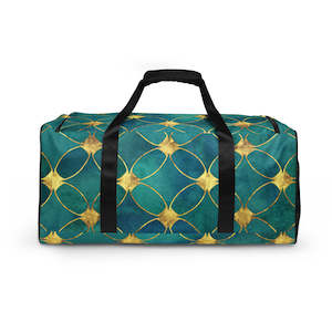 Qg Bags: QG Green Gold Duffle bag