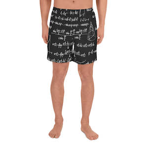 QG Blackboard Men's Athletic Long Shorts