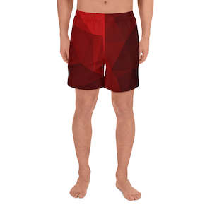 Qg Activewear: QG Red Men's Athletic Long Shorts