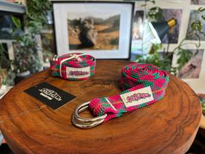 Belay Belts: Midnight Pink Belt