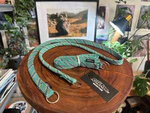 Aqua blue camera strap