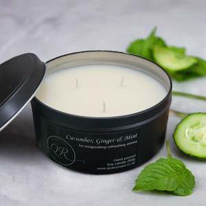 Candle: Cucumber, Ginger & Mint - Lovely Candle