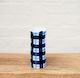 Small Vase - Navy & Cornflower Blue Gingham