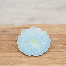 Noss And Co: Flower Trinket Dish - Blue & Green