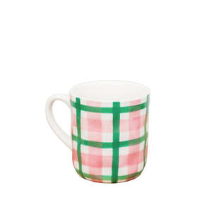 Noss And Co: Mug - Pink & Green Gingham