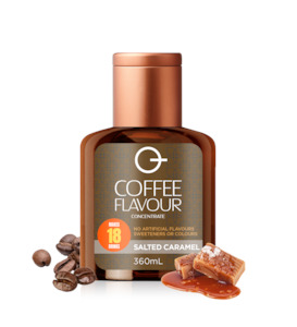 Coffeeflavours: Salted Caramel Coffee Flavour 360mL