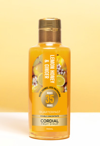 Lemon Honey & Ginger Cordial 700mL