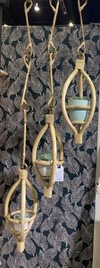 Cane Hanging Planters