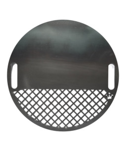 Bbq Plates: Oklahoma Joe Bronco/Large BGE (Big Green Egg) Half Steak/Half Hot Plate