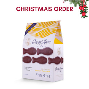 All: XMAS ORDER - Milk Chocolate Pineapple Marshmallow Fish Bites - 170g