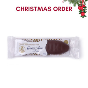 All: XMAS ORDER - Dark Chocolate Coffee Marshmallow Fish 50g