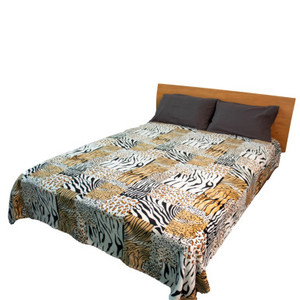 Products: Animal Printed Polar Fleece Blanket Queen/King By Marlborough Textiles