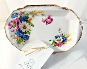 Cake Stands: Royal Albert - Harvest-Bouquet Biscuit Plate