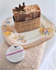 Lux Home: Sutherland Dish with Chocolate Chai Artisan Soap