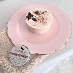 Lux Home: Queen Ann Dish with Rosewood & Anise Salt Bar