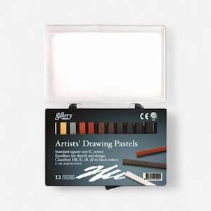 Artists' Hard-Pastel Set - Set of 12 x Earthtones