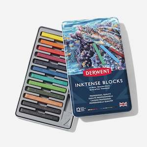 Painting: Derwent INKTENSE Blocks Pigment Sticks