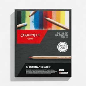 Caran d'Ache Luminance 6901™️ Colour Pencil Set 12
