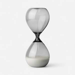 Life Drawing Handcrafted Hourglass - Smoke Grey