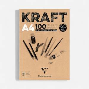 Paper: Clairefontaine Kraft Paper Pad 90gsm