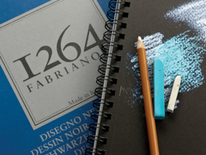 Fabriano 1264 Black Sketch Pad
