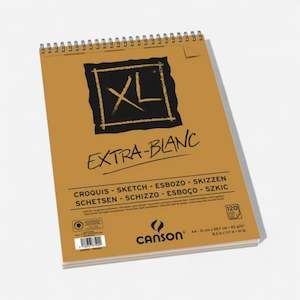 Paper: Canson XL Sketch Extra-White Paper Pad 120 sheets
